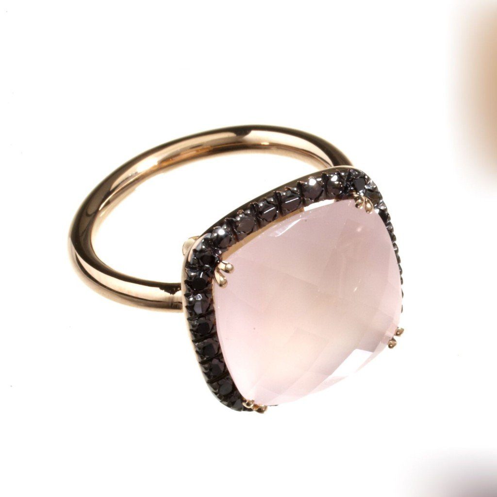 Bracciale Elasticizzato Con Pietre Preziose Naturali JSDDE | Quarzo Rosa, Pietra Di Luna, Labradorite | 8mm, Lunghezza 16,5cm | Regalo Portafortuna