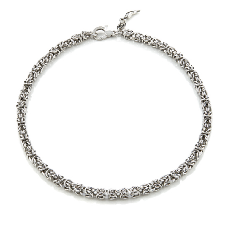 Giovanni Raspini 7403 Mini Byzantine Necklace Collana Mini Maglia Bizantina Giovanni Raspini