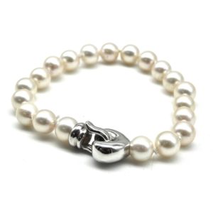 bracciale di perle akoya
