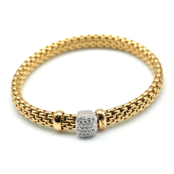 bracciale FOPE 561B PAVEM oro rosa