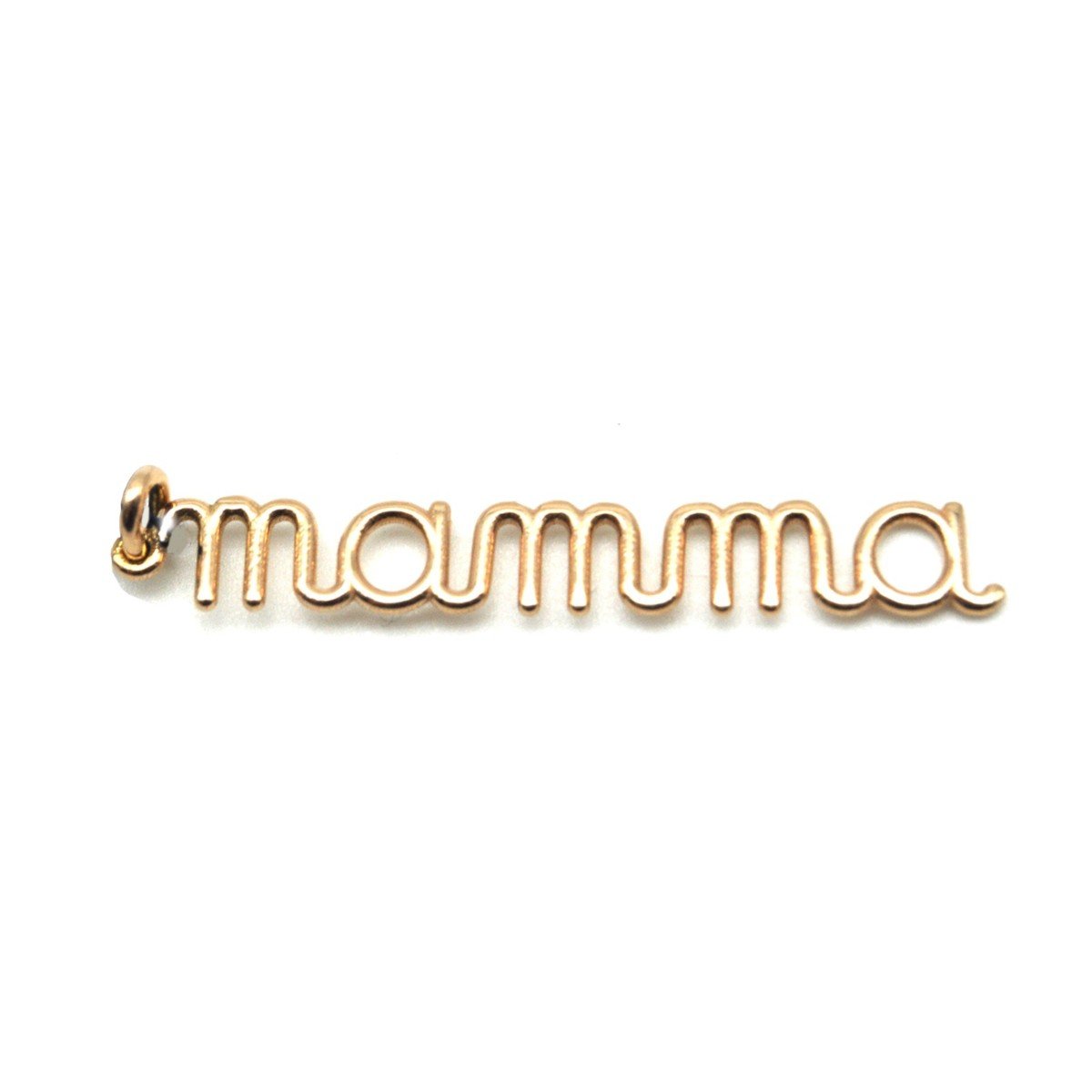 rose gold mom pendant