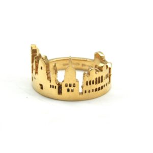 anello skyline torino oro