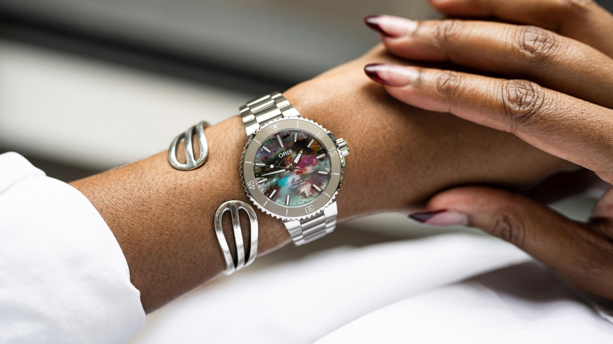 Oris quadrante plastica PET riciclata