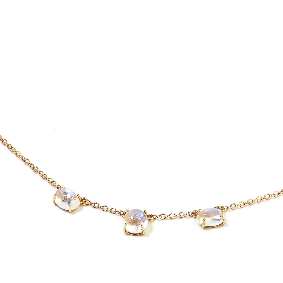 Collana oro rosae blue moon stone Collana oro rosae blue moon stone