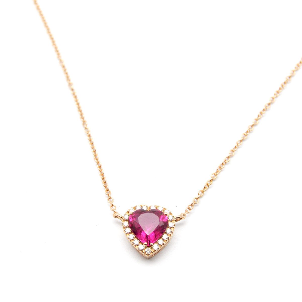 Rose gold and diamond necklace Rose gold and diamond necklace