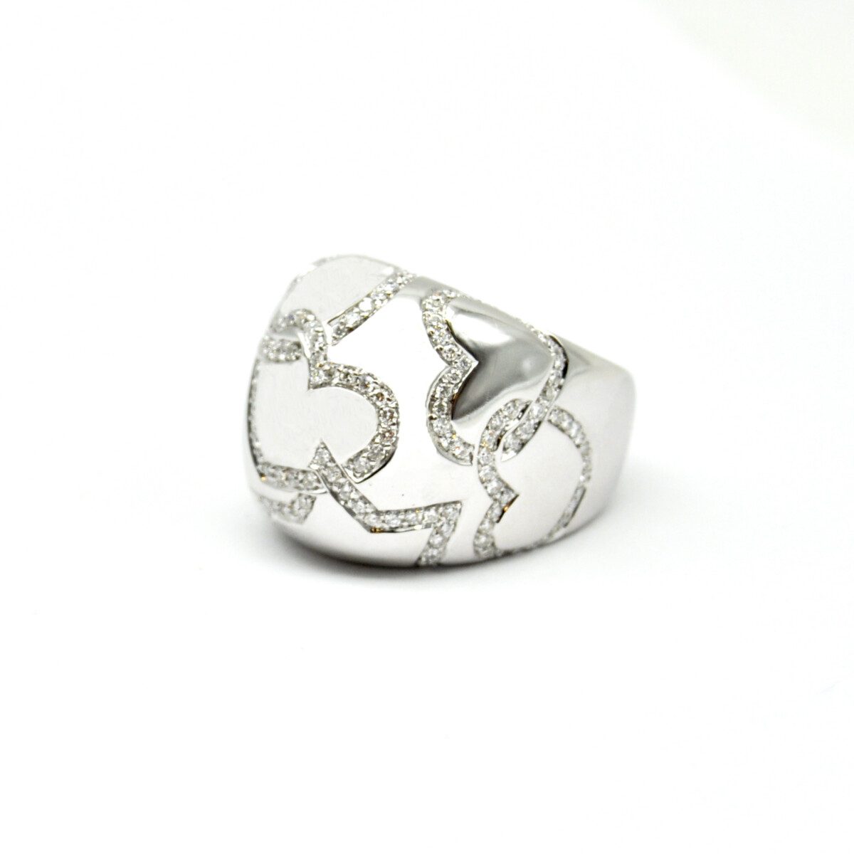 Anello in oro bianco e diamanti Gioielmoda Pasquale Bruni Anello in oro bianco e diamanti Gioielmoda Pasquale Bruni