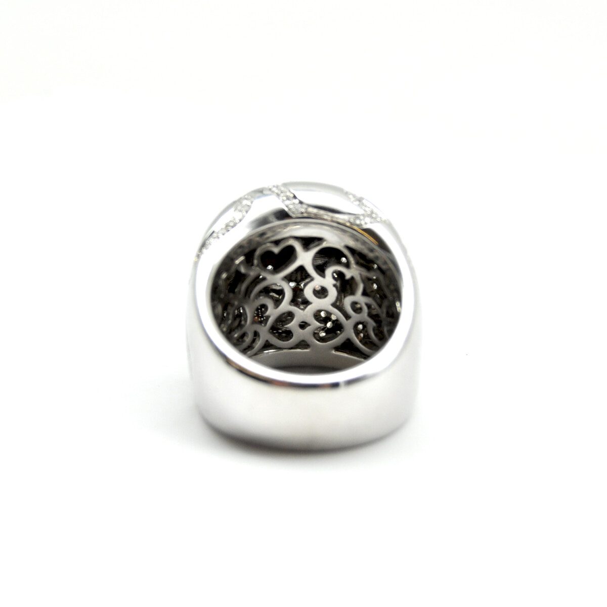Anello oro bianco e diamanti Gioielmoda Pasquale Bruni Anello oro bianco e diamanti Gioielmoda Pasquale Bruni