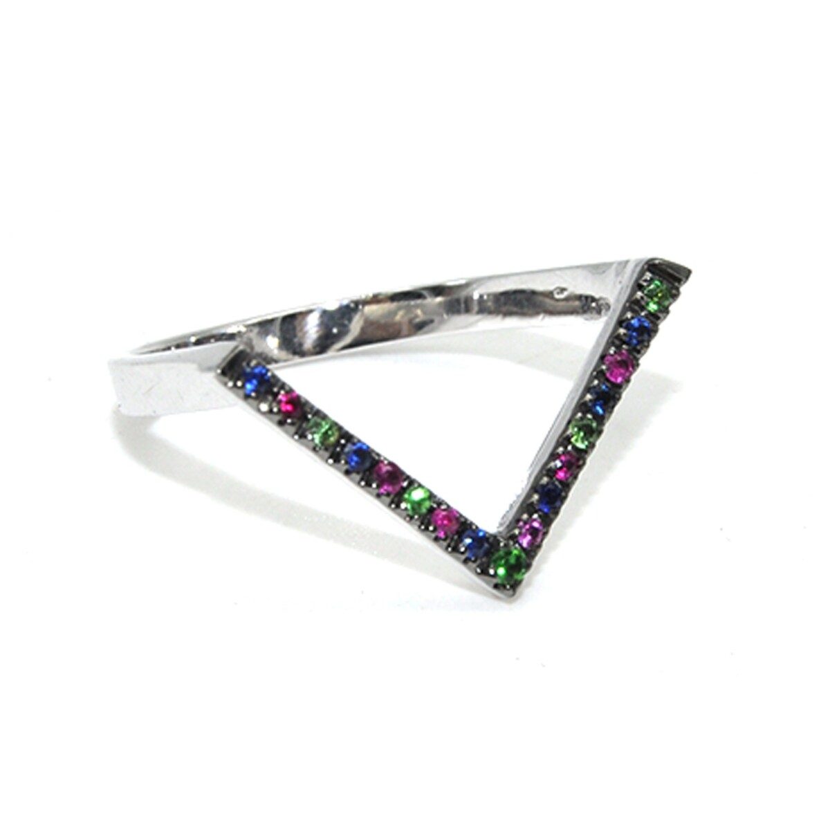 ANELLO TSAVORITI, ZAFFIRI, ZAFFIRI ROSA ANELLO TSAVORITI, ZAFFIRI, ZAFFIRI ROSA